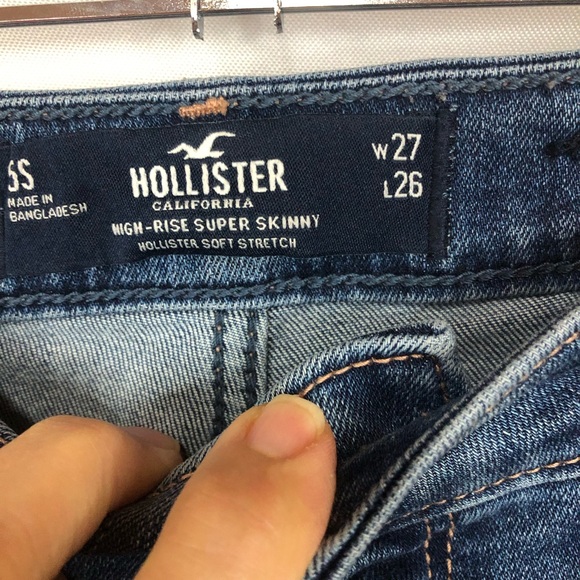 Hollister High Rise Super Skinny Distressed Youthful - Picture 8 of 10